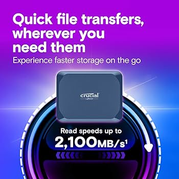 Amazon | Crucial X10 外付け SSD 8TB USB3.2 / Type-C 最大読込